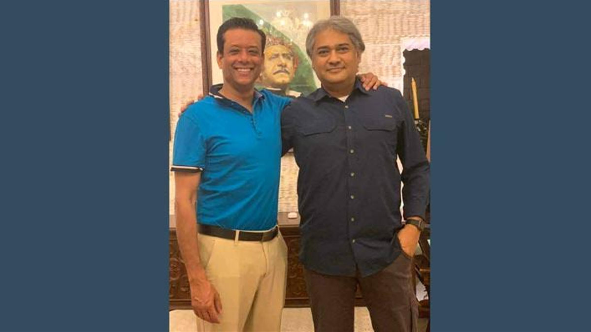 সজীব ওয়াজেদ জয়ের সঙ্গে নৌকার প্রার্থী আরাফাতের সৌজন্য সাক্ষাৎ