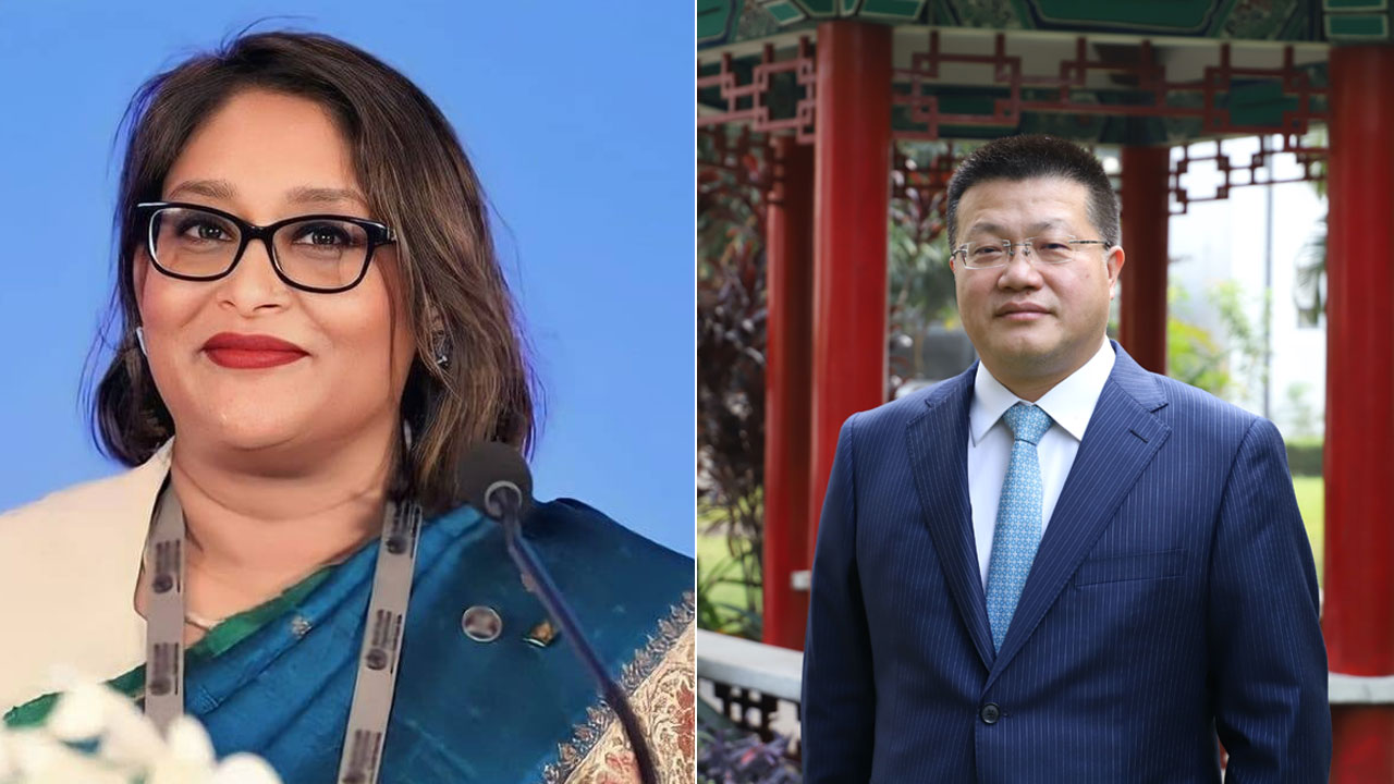 সায়মা ওয়াজেদকে চীনা রাষ্ট্রদূতের অভিনন্দন