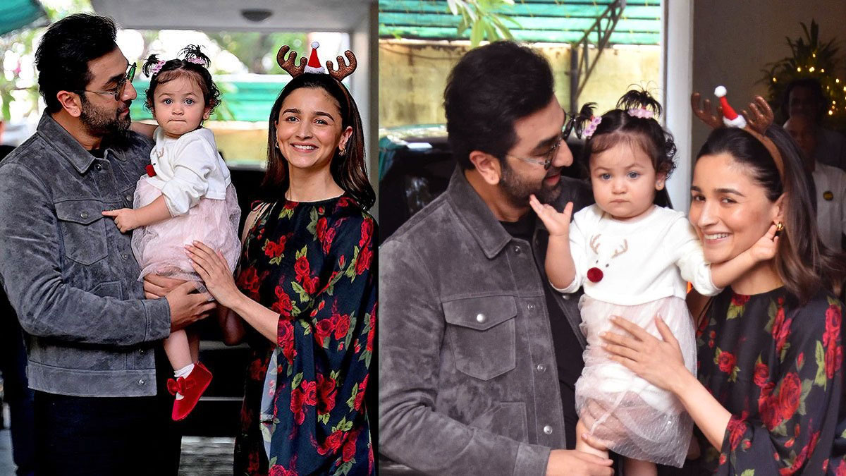 প্রথমবারের মতো মেয়েকে প্রকাশ্যে আনলেন রণবীর-আলিয়া