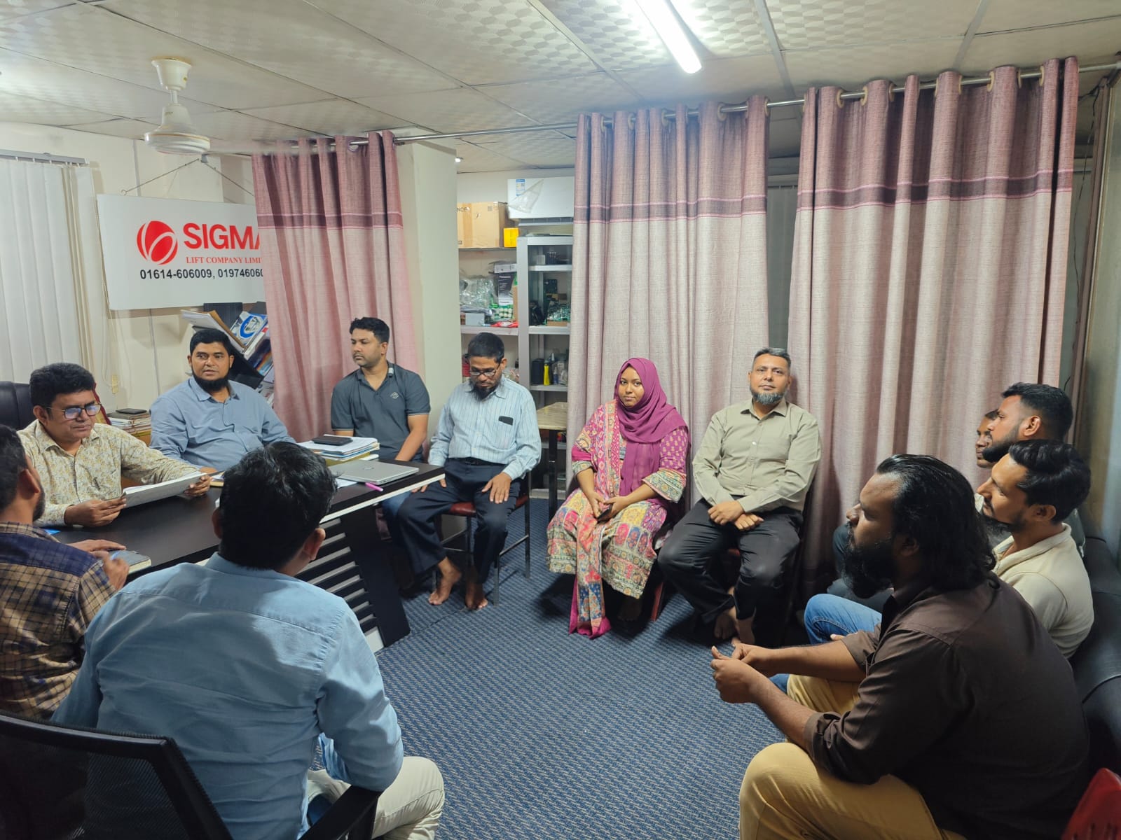 সিগমা লিফট কোম্পানি লিমিটেড-এর মাসিক সভা অনুষ্ঠিত
