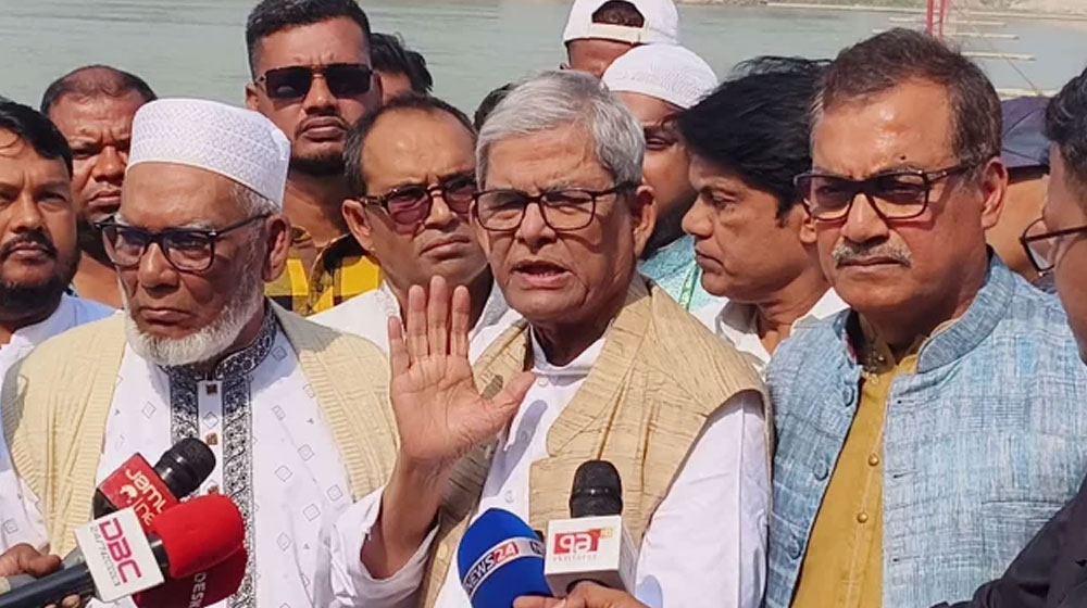 বিএনপি দায়িত্বে গেলে ভারতের দাদাগিরি বন্ধ করা হবে: মির্জা ফখরুল