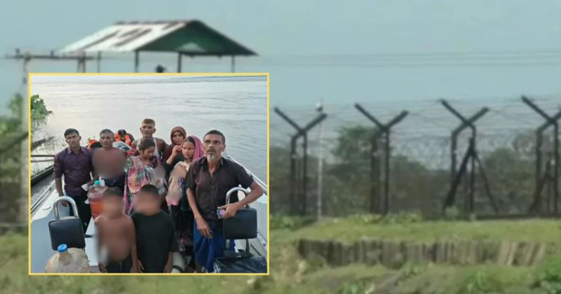 চাঁপাইনবাবগন্জে পদ্মায় নৌকা ডুবি, ১০ জনকে উদ্ধার করলো বিএসএফ